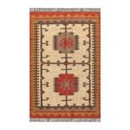 Indiana - india - tapijt kleed - Vloerkleed - 150 cm - 90 cm, Huis en Inrichting, Stoffering | Tapijten en Kleden, Nieuw