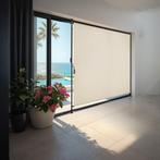 Zonnescherm Taija met handslinger - 150 x 310 cm, beige, Verzenden, Nieuw