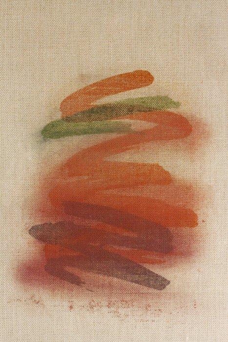 Bernhard Lüthi (1938) - Ohne Titel, oil on canvas and print, Antiek en Kunst, Antiek | Overige Antiek