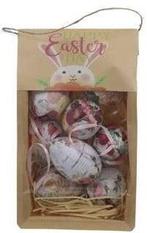 Gekleurde eieren papieren hangdecoratie set van 8 stuks, Ophalen of Verzenden, Nieuw