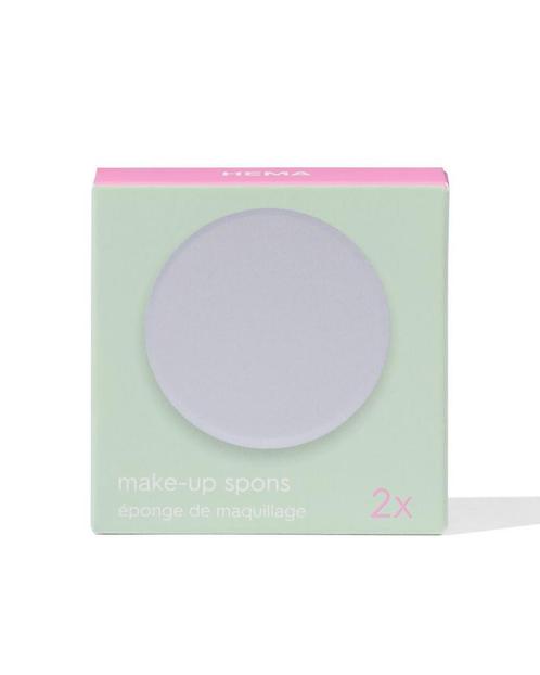 HEMA Make-up spons rond - 2 stuks, Sieraden, Tassen en Uiterlijk, Uiterlijk | Cosmetica en Make-up, Nieuw, Verzenden