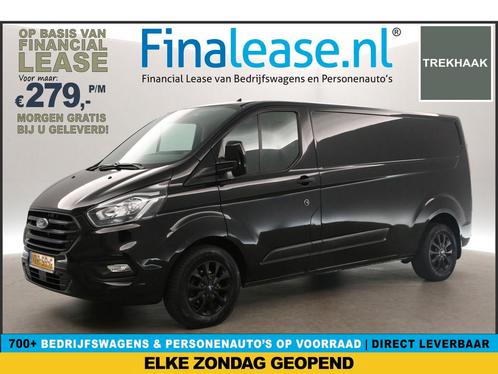 Ford Transit Custom 300 2.0 TDCI L2H1 Airco Cruise €279pm, Auto's, Bestelauto's, Lease, Handgeschakeld, Diesel, Ford, Zwart, Verzenden