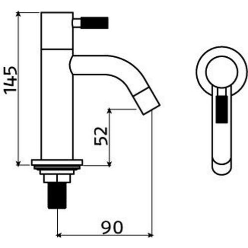 Fonteinset Clou New Flush 1 Incl. Toebehoren 9x28 Cm, Doe-het-zelf en Verbouw, Sanitair, Ophalen of Verzenden