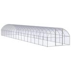 vidaXL Kippenren 3x16x2 m gegalvaniseerd staal, Verzenden, Nieuw