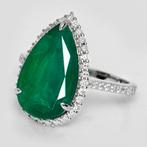 Zonder Minimumprijs - Ring - 14 karaat Witgoud, IGI 4.84ct, Sieraden, Tassen en Uiterlijk, Ringen, Nieuw