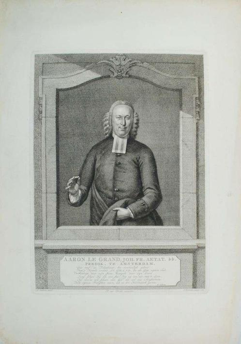 Portrait of Aaron le Grand, Antiek en Kunst, Kunst | Etsen en Gravures