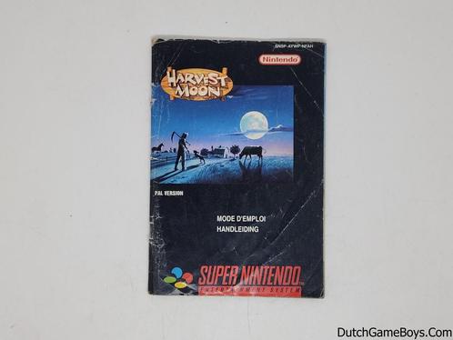 Super Nintendo / SNes - Harvest Moon - FAH - Manual, Spelcomputers en Games, Games | Nintendo Super NES, Gebruikt, Verzenden