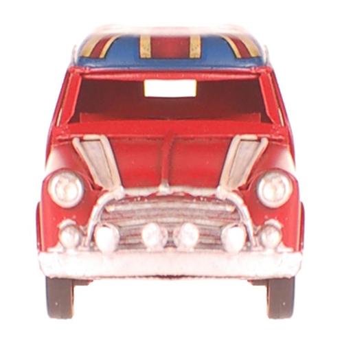 Metalen kleine auto Mini rood engelse vlag NIEUW, Verzamelen, Beelden en Beeldjes, Nieuw, Ophalen of Verzenden