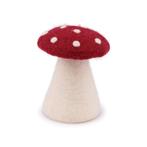 Vilten Paddenstoel Rood groot -10cm NIEUW, Ophalen of Verzenden, Nieuw