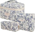 2dekans | SC Travel Essentials - 3-delige Make-up Tas Set -, Sieraden, Tassen en Uiterlijk, Tassen | Reistassen en Weekendtassen