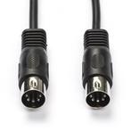 Din kabel | Nedis | 3 meter (Stereo, 5-pin), Verzenden, Nieuw