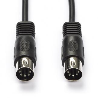Din kabel | Nedis | 3 meter (Stereo, 5-pin), Audio, Tv en Foto, Audiokabels en Televisiekabels, Nieuw, Verzenden
