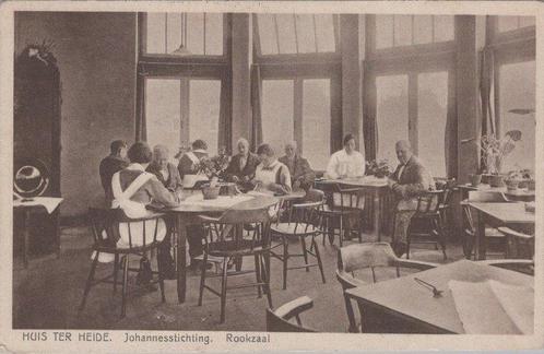 HUIS TER HEIDE - Johannesstichting. Rookzaal, Verzamelen, Ansichtkaarten | Nederland, Verzenden