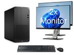 HP Z2 G5 Workstation TWR i7 10e Gen incl. 2 Monitoren +, Computers en Software, Desktop Pc's, Ophalen of Verzenden, Nieuw