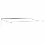 Markies Wit 4x3m Metaal | Gebruikt | OP = OP, Tuin en Terras, Nieuw, Ophalen of Verzenden, 250 cm tot 450 cm, Knikarmscherm