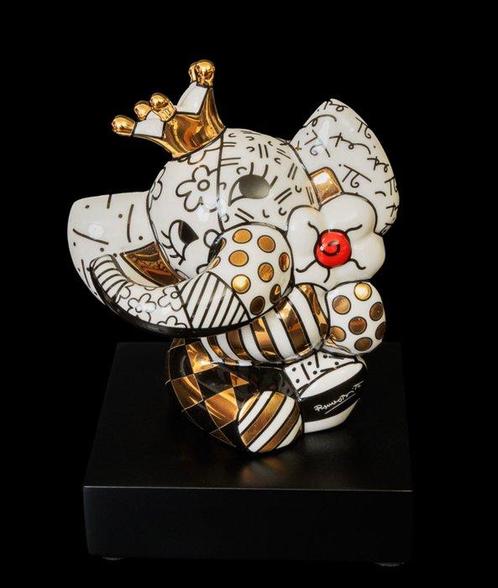 Romero Britto (1963) - Golden Spring Elephant, Antiek en Kunst, Kunst | Schilderijen | Modern