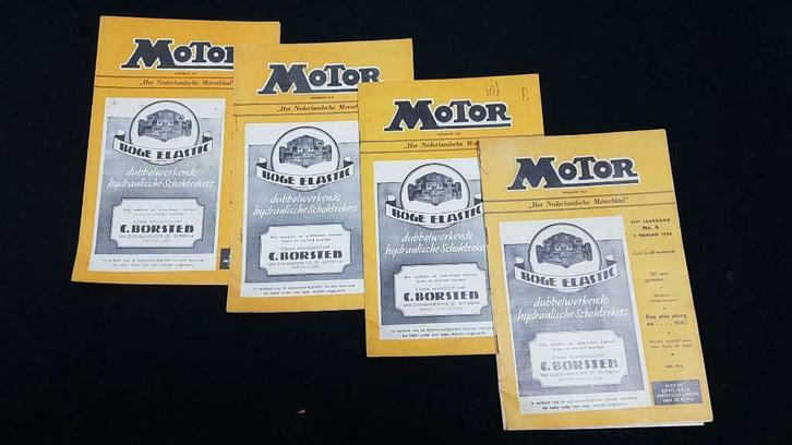 Het Nederlandsche Motorblad 'MOTOR' jaargang 1943, Boeken, Motoren, Algemeen, Gelezen, Verzenden