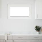 vidaXL Kelderraam RISOR 100x70 cm draai-kiep DIN links wit, Doe-het-zelf en Verbouw, Verzenden, Nieuw