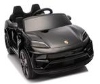 Kinderauto Porsche Macan Turbo, zwart paint, RC, leder, eva, Ophalen of Verzenden, Nieuw