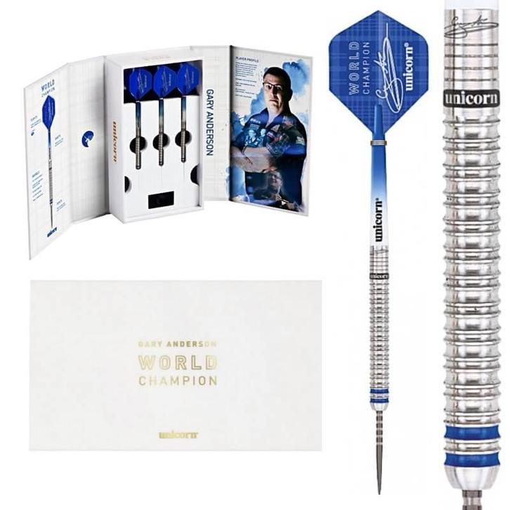Unicorn W.C. Gary Anderson 2019 Deluxe Dartpijlen, Sport en Fitness, Darts, Nieuw, Verzenden