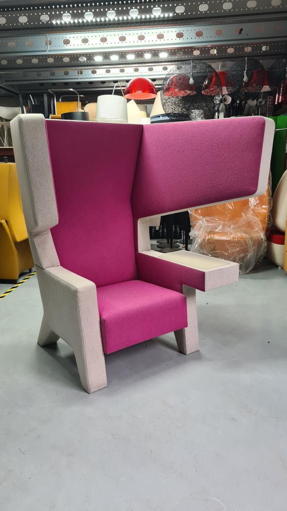 EarChair Prooff akoestische design fauteuil   5x, Huis en Inrichting, Fauteuils, 125 cm of meer, 100 tot 125 cm, Zo goed als nieuw