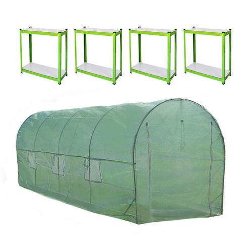 Monster Shop Polytunnel / Broeikas / Kas - Groot Afgesloten, Tuin en Terras, Kweekspullen, Verzenden