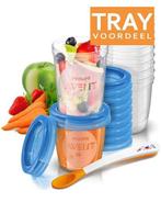 PHILIPS AVENT VIA BEWAARBEKERS VOOR VOEDING SET TRAY 4 X 1.., Verzenden, Nieuw
