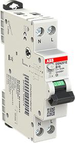 ABB aardlekautomaat | 16A, 30mA, B-kar, 1P+N (18mm) |, Ophalen of Verzenden, Nieuw