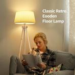 Vloerlamp - Staande lamp - 145 cm - Wit - Aigostar, Huis en Inrichting, Lampen | Vloerlampen, Verzenden, Zo goed als nieuw