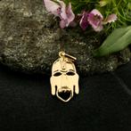 18 Krt. Gouden hanger van een masker (kettinghanger, 750), Ophalen of Verzenden, Gebruikt, Goud, Overige merken