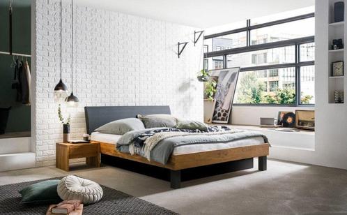 Waterbed Sondrio massief eiken wild 100x200, Huis en Inrichting, Slaapkamer | Waterbedden, Nieuw, Gestabiliseerd, Tweepersoons