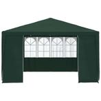Partytent met zijwanden professioneel 90 g/m 4x4 m groen, Huis en Inrichting, Verzenden, Nieuw