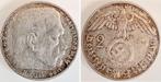 Duitsland 2 Reichsmark Hindenburg 1939 E ss selten zilver, Verzenden