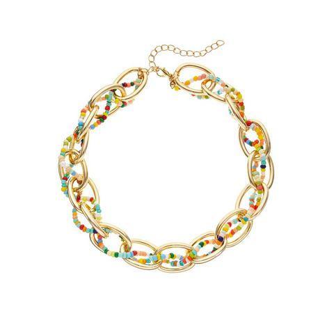 Lascana Schakelketting met kleurrijke acrylparels,, Sieraden, Tassen en Uiterlijk, Kettingen, Nieuw, Verzenden
