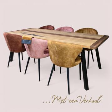 Unieke Luxe Eettafel met Verhaal – 50% KORTING beschikbaar voor biedingen