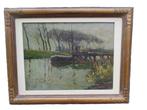 Maurice Seghers (1883-1959 ) - Oude Veurne vaart Nieuwpoort, Antiek en Kunst
