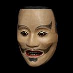 Japan Wooden Noh mask of Ayakashi   (with mask bag) -