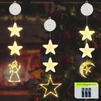 Kerstverlichting Raam Engel, Halve maan, Ster - 73-82cm -, Diversen, Kerst, Verzenden, Nieuw