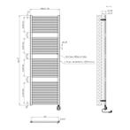 Elektrische Radiator Wiesbaden Elara 181.7x60 Cm Smart Wifi, Ophalen of Verzenden, Nieuw