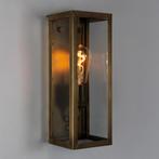 Muurlamp Belfort Antiek Messing Buitenverlichting, Overige materialen, Verzenden, Minder dan 50 watt, Wandlamp