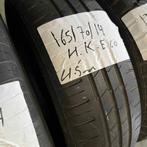 2 x Hankook Kinergy Eco 165-70-14 Zomerbanden 4,5mm, 14 inch, Gebruikt, Ophalen of Verzenden, Band(en)