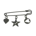 Kiltspelden met bedels oud nikkel, Verzenden, Nieuw