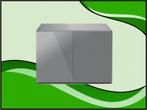 Glossy 100cm aquarium meubel grijs (kasten, Meubels), Verzenden, Nieuw, Plant(en), Steen of Hout