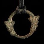 Keltisch Brons Uitstekend Ring Money Pendant (Zonder