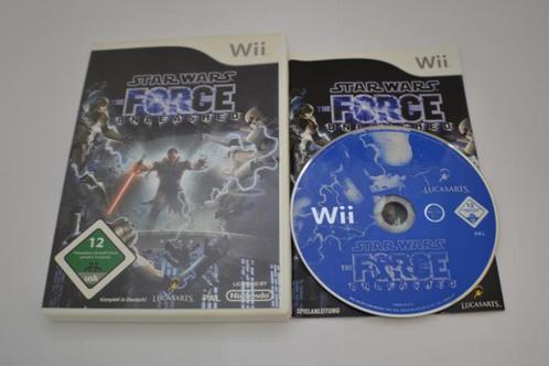 Star Wars - The Force Unleashed (Wii NOE CIB), Spelcomputers en Games, Games | Nintendo Wii, Zo goed als nieuw, Verzenden