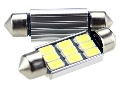 C5W autolamp 2 stuks | LED festoon 39mm | 9-SMD - 1.68W - 29, Auto-onderdelen, Verlichting, Nieuw, Verzenden
