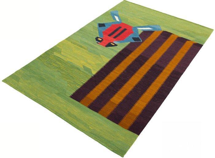 Handgewebde designer Kelim - verzamelobject - Kelim - 198 cm, Huis en Inrichting, Stoffering | Tapijten en Kleden