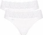 Sloggi Dames Pure Sense Luxe Tai C2P Slip wit 40, Kleding | Dames, Ondergoed en Lingerie, Verzenden