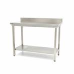 Werktafel rvs - 80 x 60 cm - Verstelbare Hoogte - met, Verzenden, Nieuw in verpakking, RVS Meubilair