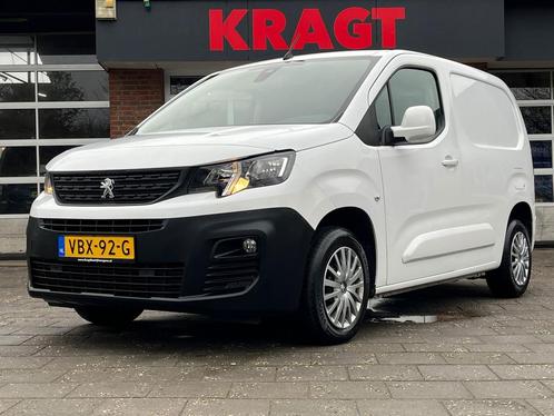 Peugeot Partner 1.5 BlueHDI Premium|EURO6|NAP|airconditionin, Auto's, Peugeot, Dealer onderhouden, Lease, Zwart, Handgeschakeld